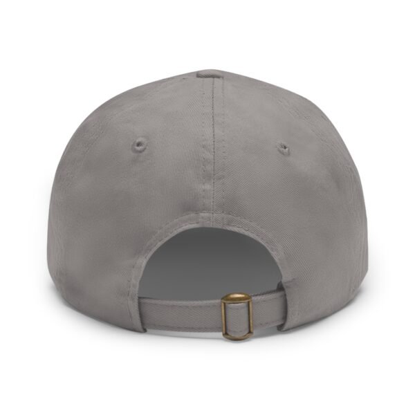 Dad Hat with Leather Patch (Rectangle) - Image 3