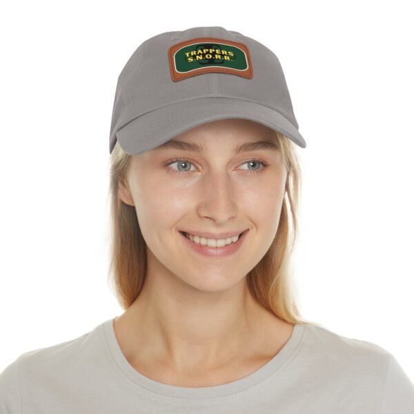 Dad Hat with Leather Patch (Rectangle) - Image 4