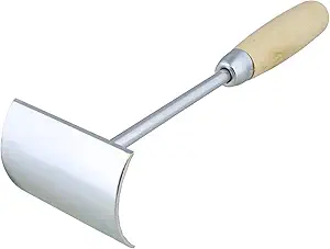 Single Handle Fleshing Tool, Hide Scraper Flesher – Hide Tanning Kit, Leather Making Tools, Taxidermy Supplies