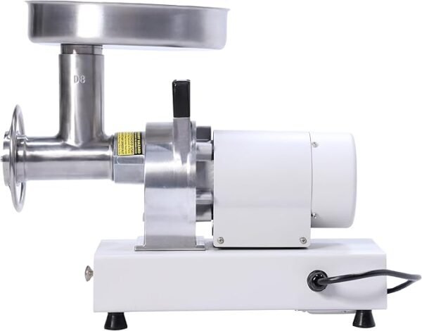MEAT! .5 HP Dual Meat Grinder with 3 Stuffing Tubes, 2 Stainless Steel Grinding Plates, and a Stainless Steel Stuffing Plate for Making Ground Meat - Image 3