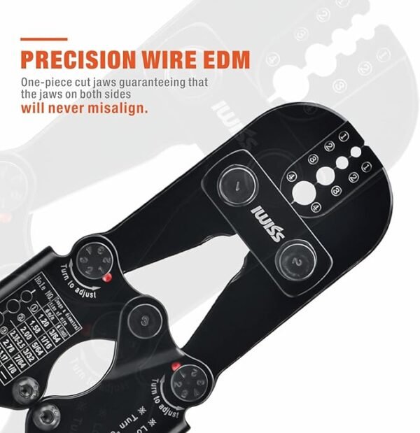 iCrimp Wire Rope Crimping Tool for Aluminum Oval Sleeves, Double Sleeves, Crimping Loop sleeve from 3/64-inch to 1/8-inch - Image 4