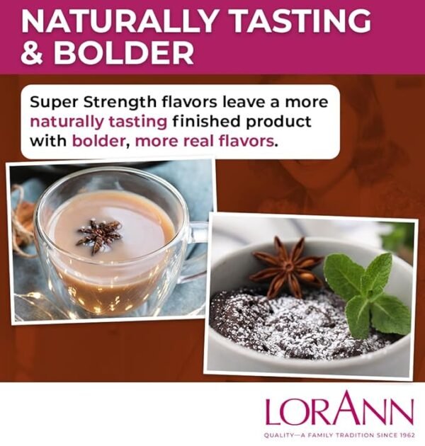 LorAnn Oils Super Strength Flavoring - Used For Candy Making, Flavoring Extracts, Baking, Hard Candy, and Flavor Oils - Bold, Natural Flavors 4X Stronger Than Extracts - Anise Oil, 1 fl oz - Image 5