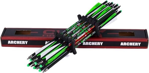 LWANO Crossbow Bolts 20 22 Inch Carbon Archery Arrows 12 Pack and 6 Pack Hunting Broadheads kit - Image 6
