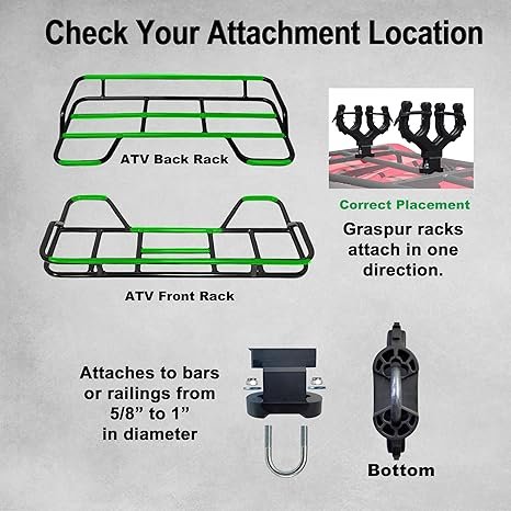 Graspur Double ATV Gun & Bow Rack - Model ATV2 - Image 4