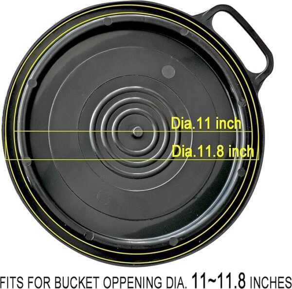 AUSCAMOTEK 5 Gallon Bucket Swivel Lid Cushion for Hunting Fishing Gardening - Image 3