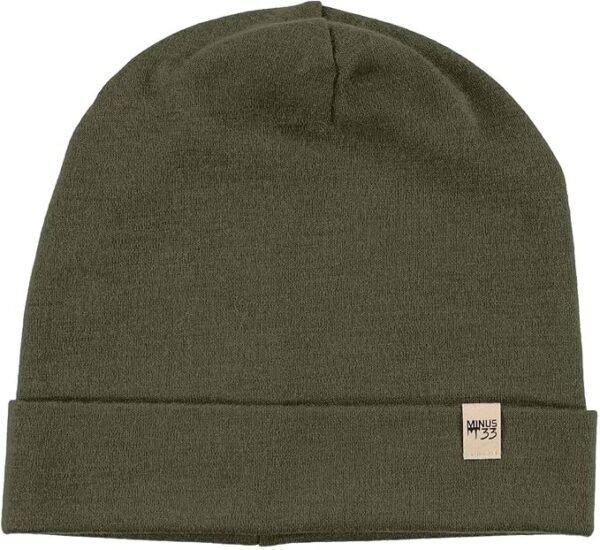 100% Merino Wool Cuff Beanie - Mens & Womens Warm Winter Hat - Watch Cap - Toque