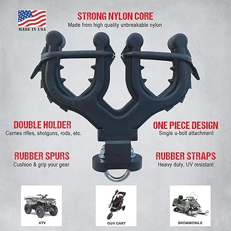 Graspur Double ATV Gun & Bow Rack - Model ATV2 - Image 3