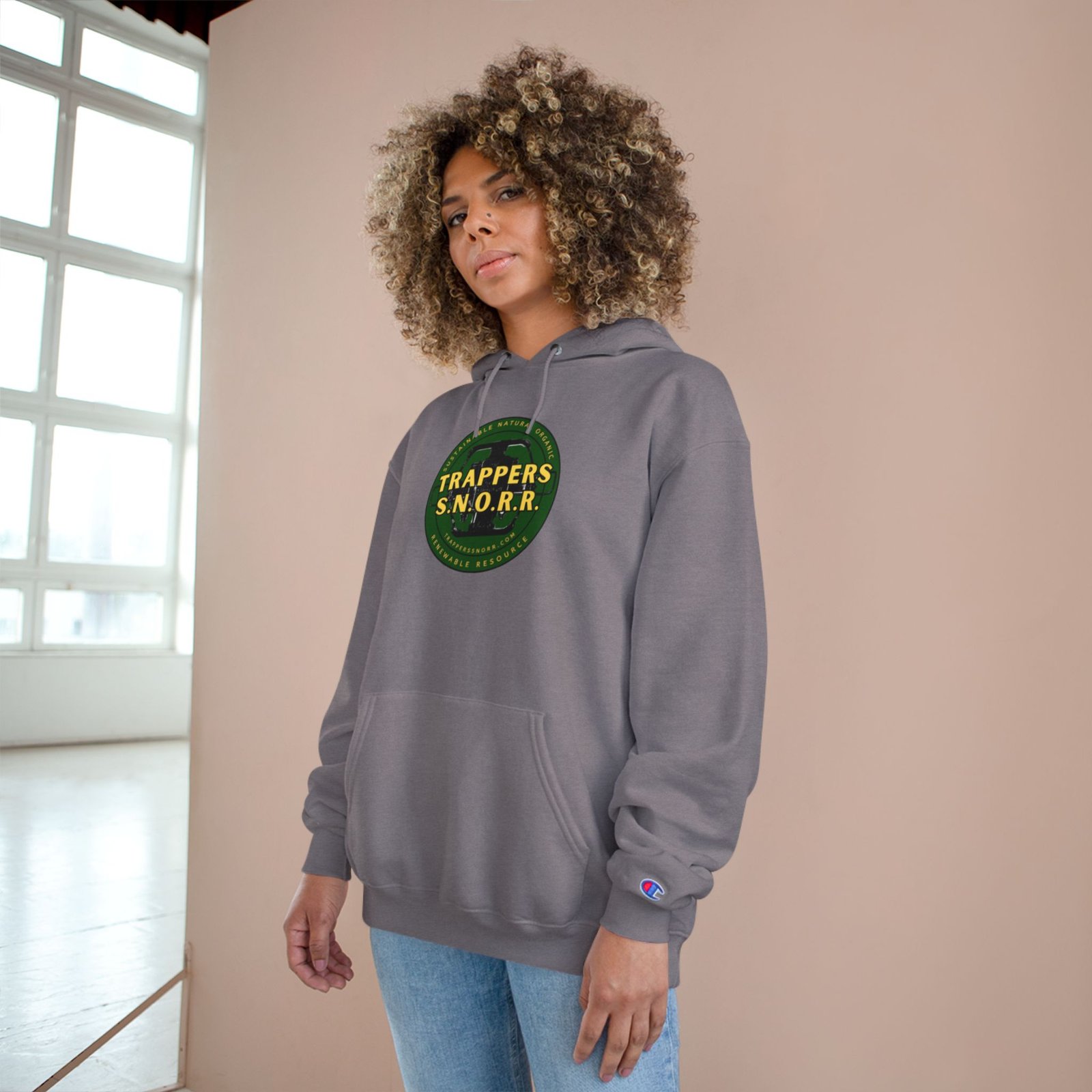 Hoodie — Trappers S.N.O.R.R. Wildlife Conservationist Logo Pullover - Image 4